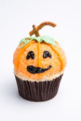 Half Dozen Halloween Pumpkin Cupcakes