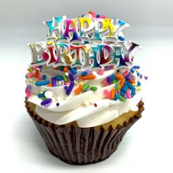 Jumbo Happy Birthday Cupcake