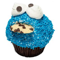 Jumbo Cookie Monster Cupcake