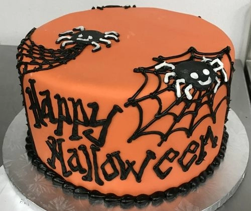 Easy Halloween Pound Cake - My Cake School