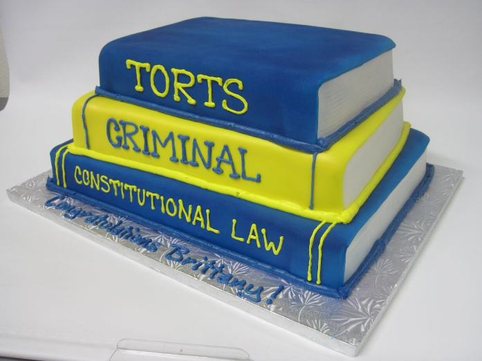 lawyer graduation cake